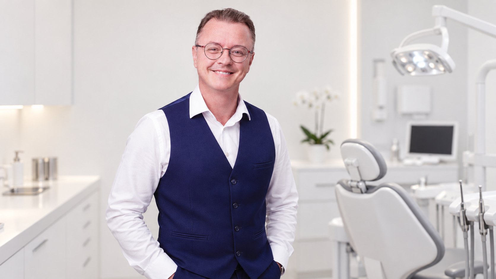 Dr. Paulo Grebim no consultório